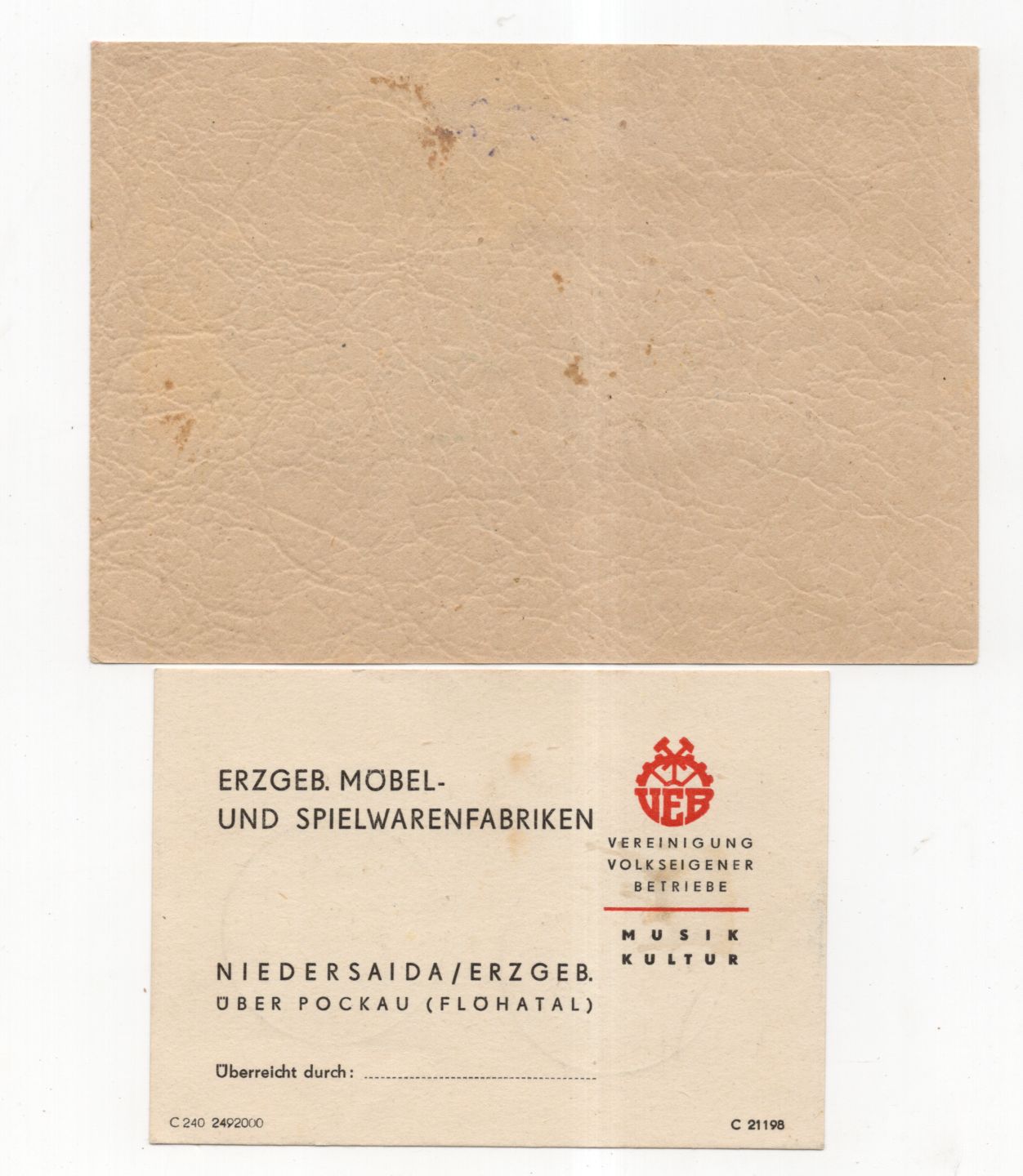 Leipziger Messe Belege 1948 bis 1962