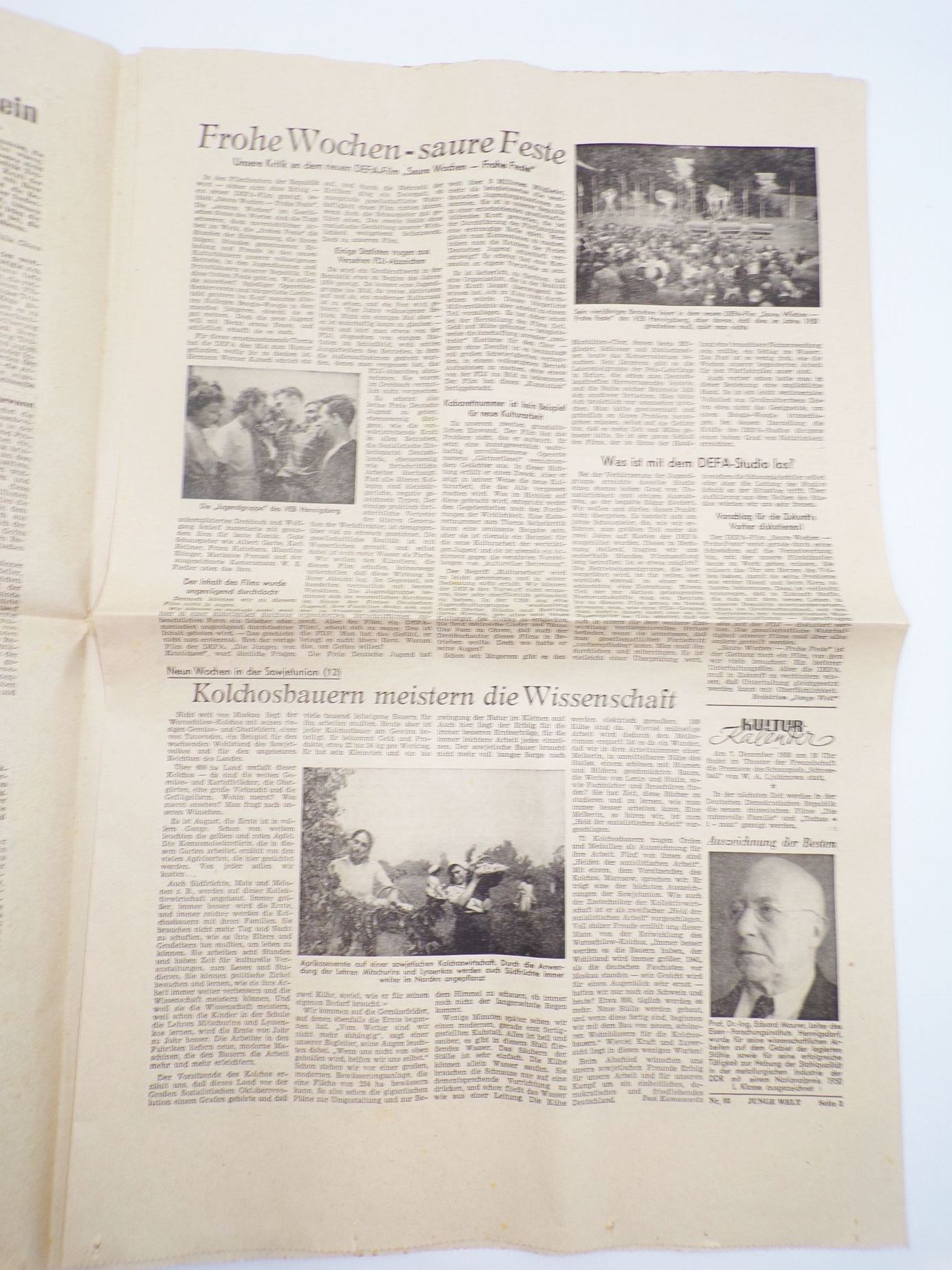 Junge Welt 1950 Nummer 93 Weltjugendfestspiele Zeitung Junge Welt 1950 Nummer 93 Weltjugendfestspiele Zeitung
