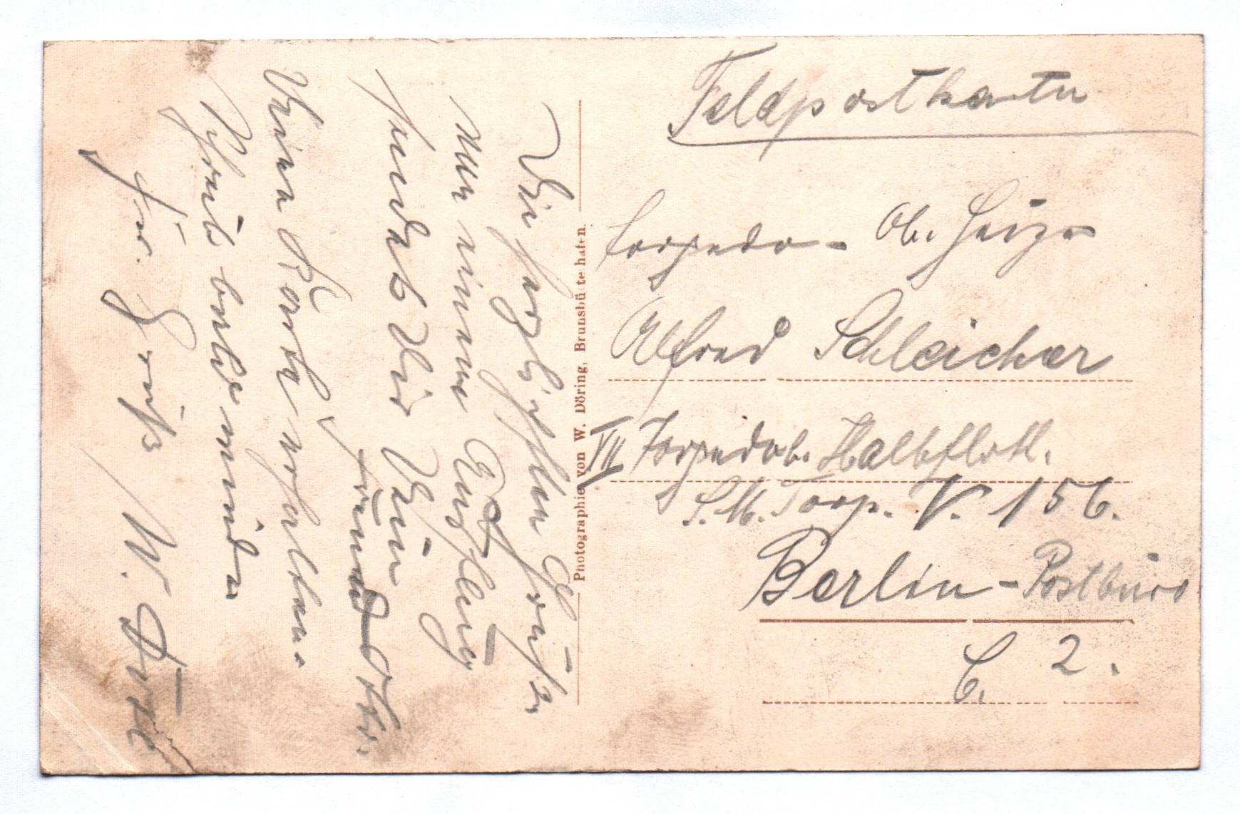 Ak Brunsbüttelkoog Ein Kriegsschiff verläßt die Schleuse Feldpostkarte