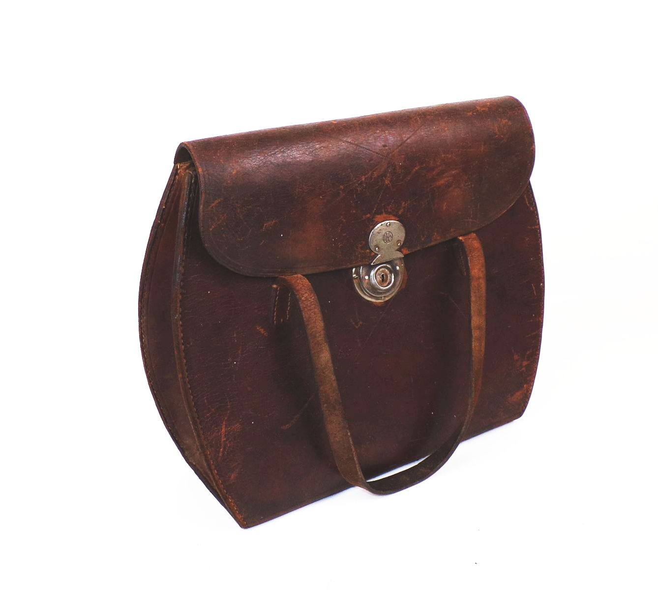 Alte Handtasche Leder Braun IKA Sattler Tragetasche Vintage Alte Handtasche Leder Braun IKA Sattler Tragetasche Vintage