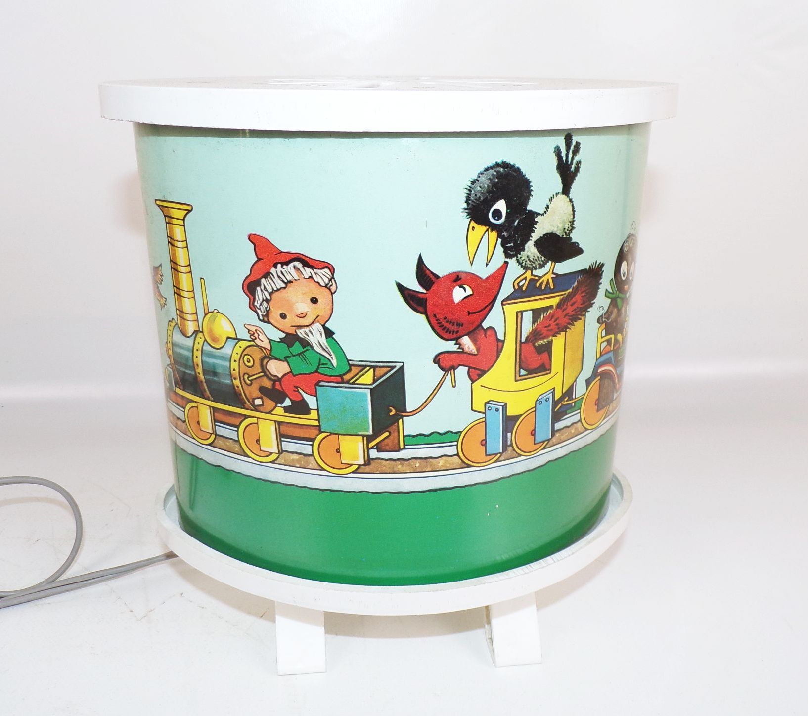 DDR Tischlampe Sandmann Pittiplatsch Fuchs Elster Raumleuchte E27 Kinder Lampe
