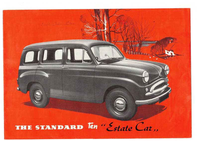 Prospekt The Standard Ten Estate Car England Standard Motor Company 