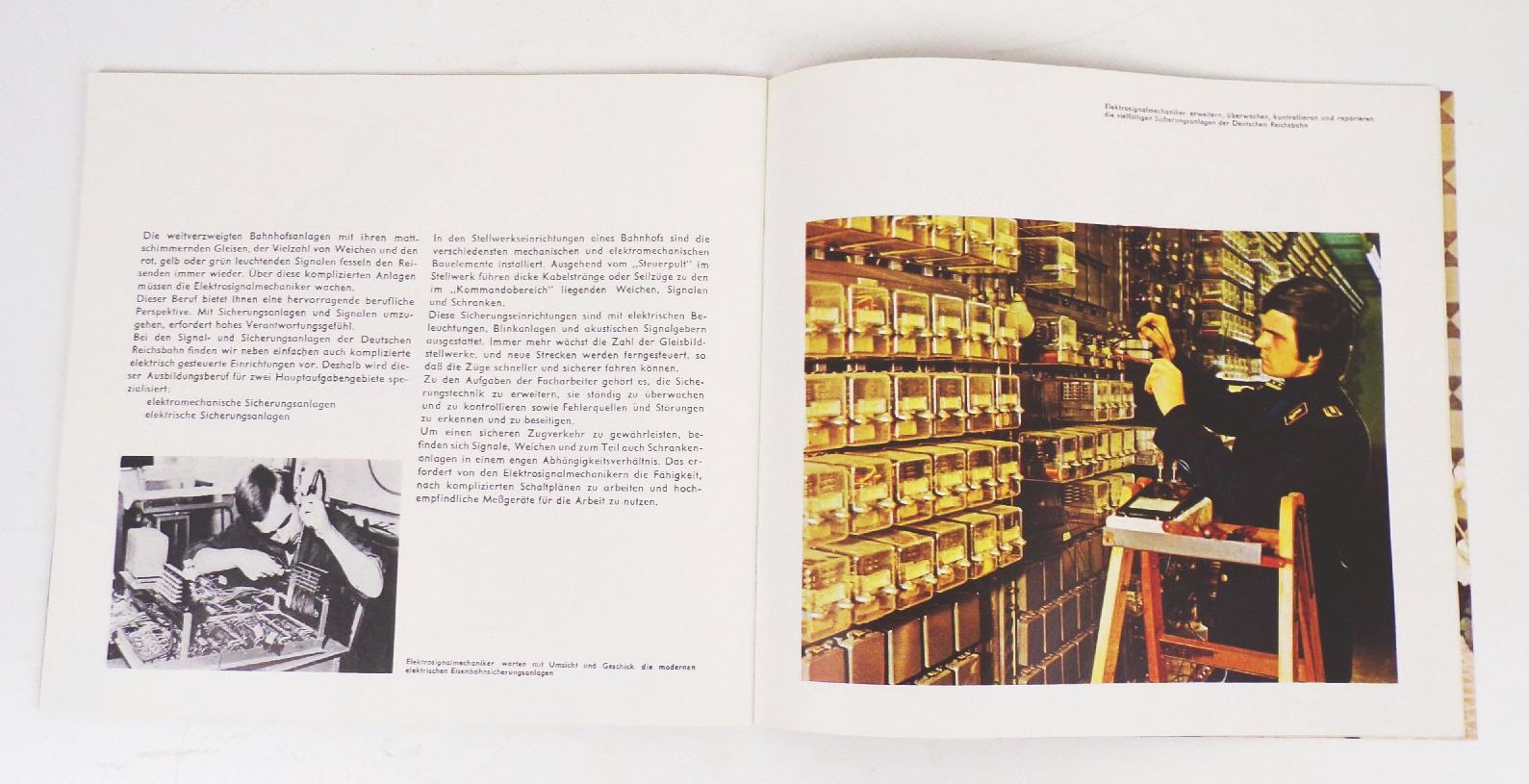 Dein Beruf bei der Deutschen Reichsbahn DDR 1974 Broschüre 