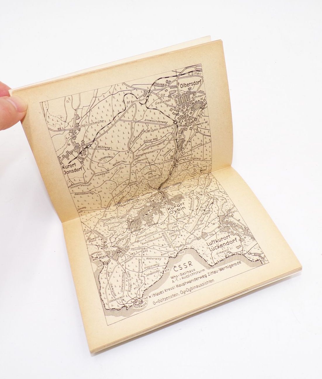 Wanderhefte Zittau Oybin Neukirch Sächsische Schweiz DDR FDGB 