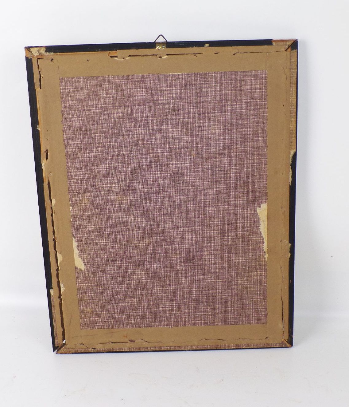 Alter Scherenschnitt Kaskeline signiert Kinder Apfelbaum 1930er Bilderrahmen