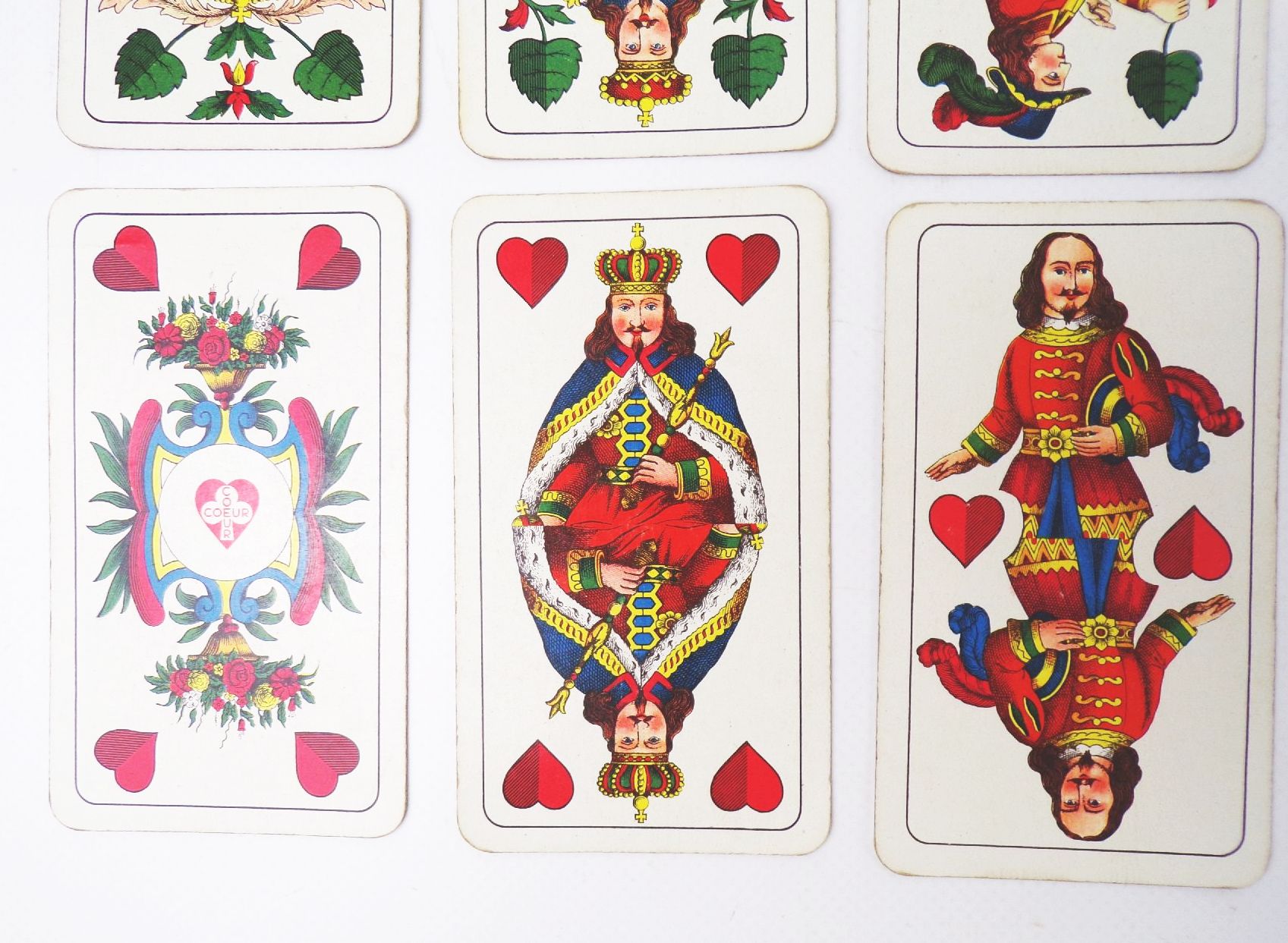 Feinste Doppelbild Karte Kartenspiel Skat Peter Musiktruhen Reklame 