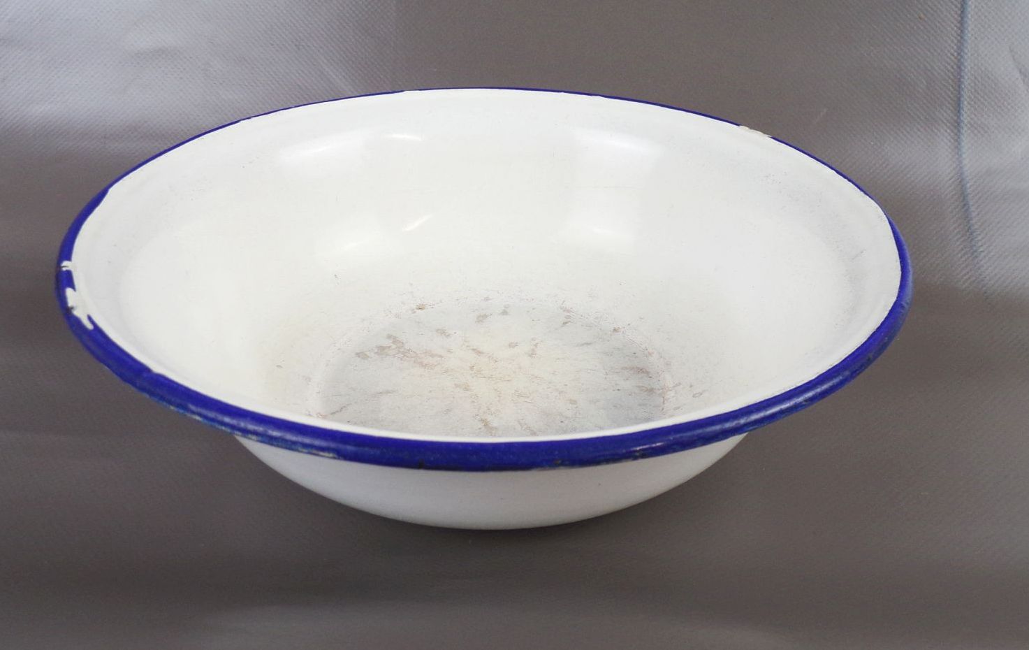 Alte Emaille Schüssel Pflanzschale blau weiß Email Alte Emaille Schüssel Pflanzschale blau weiß Email