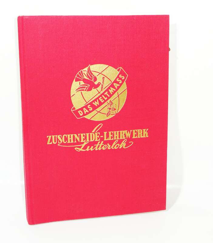 Das Weltmaß Zuschneiden Mode Vintage 1956 Schneider Handarbeit