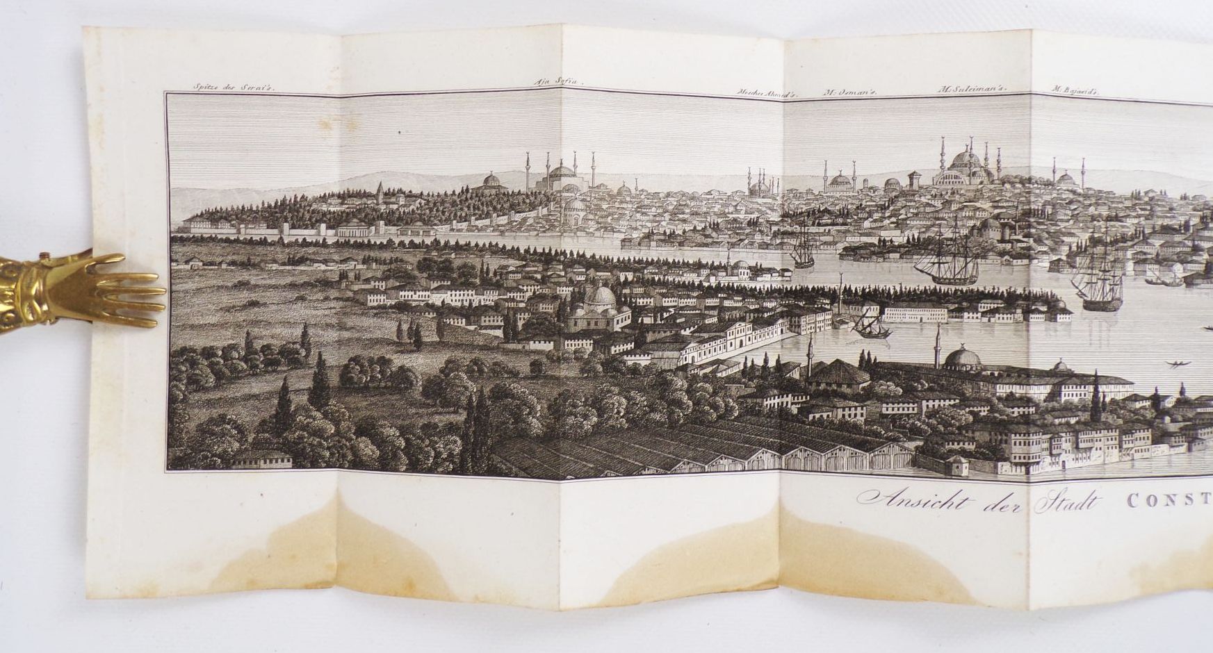 Türkei 3 Bände Miniaturgemälde aus der Länder und Völkerkunde 1824 Kupfer