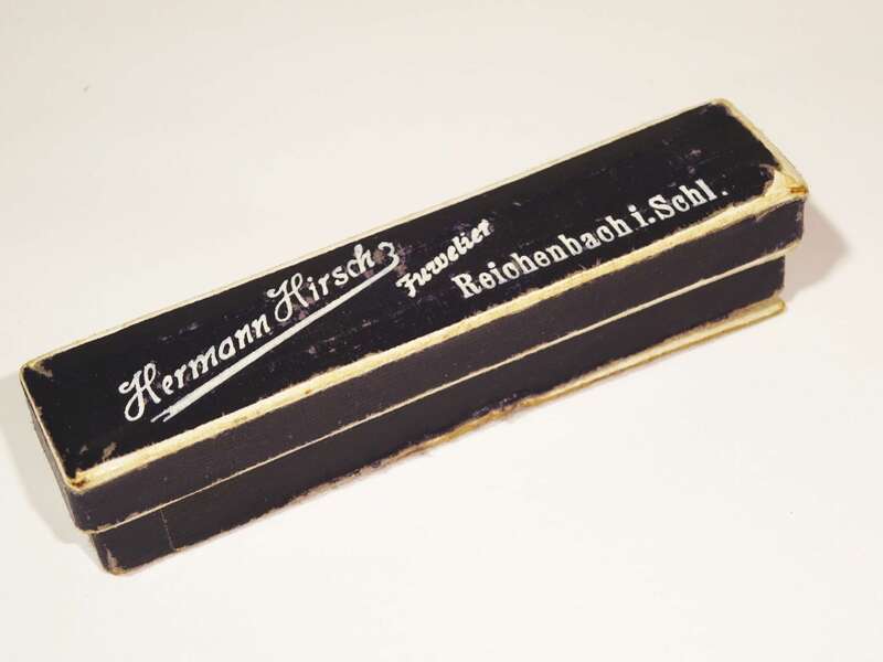 Silber Minen Bleistift emailliert Hirsch Reichenbach Schlesien 1930er 