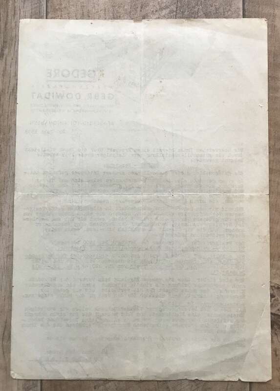 Prospekt GEDORE Werkzeugfabrik Juli 1939 Remscheid Lüttinghausen