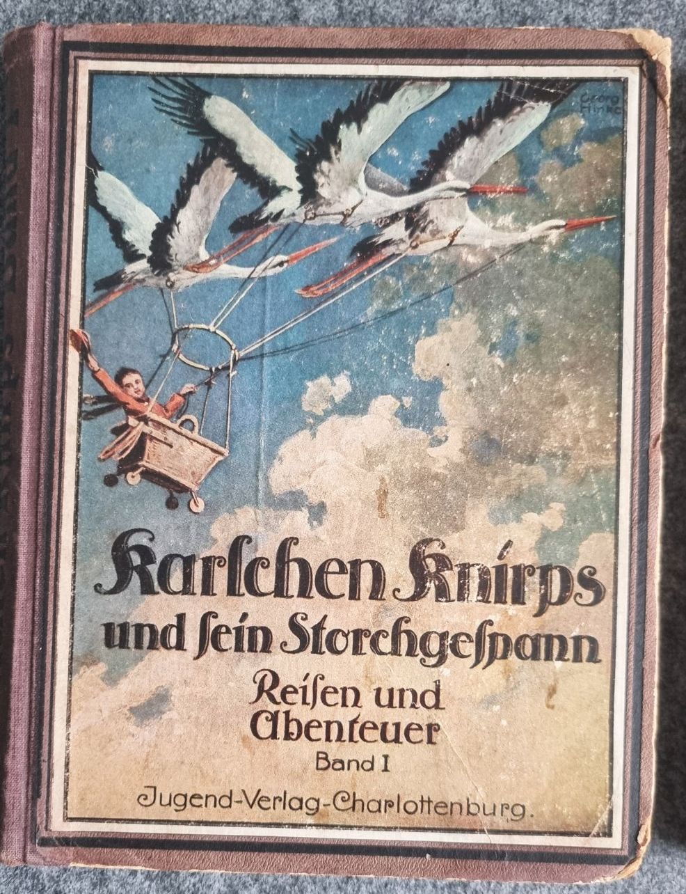 Karlchen Knirps Reisen und Abenteuer 2 Bände I und II 1922 alte Bücher Karlchen Knirps Reisen und Abenteuer 2 Bände I und II 1922 alte Bücher