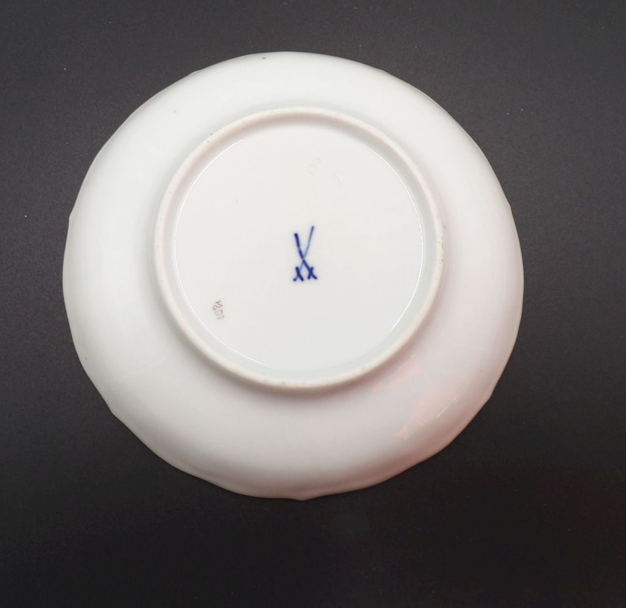 Meissen Porzellan Gedeck 3teilig gelbe Gerbera 