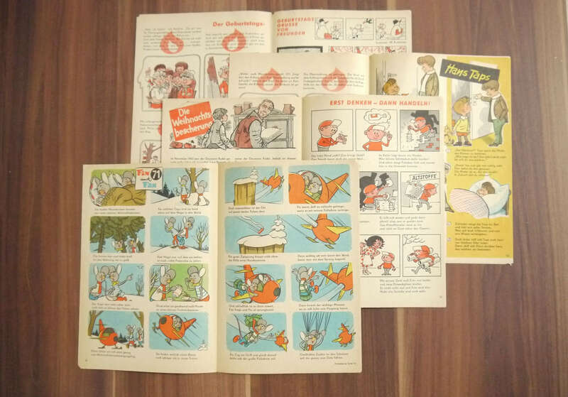 Atze Der Gebrurtstags Kuchenriese DDR Heft 12 Comic 1963