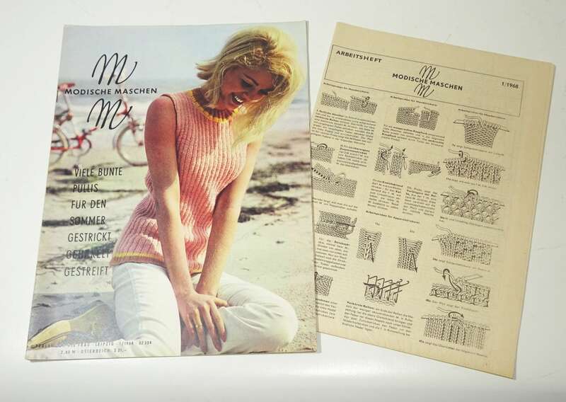 DDR Modische Maschen 1 1968 Vintage Schnittmuster