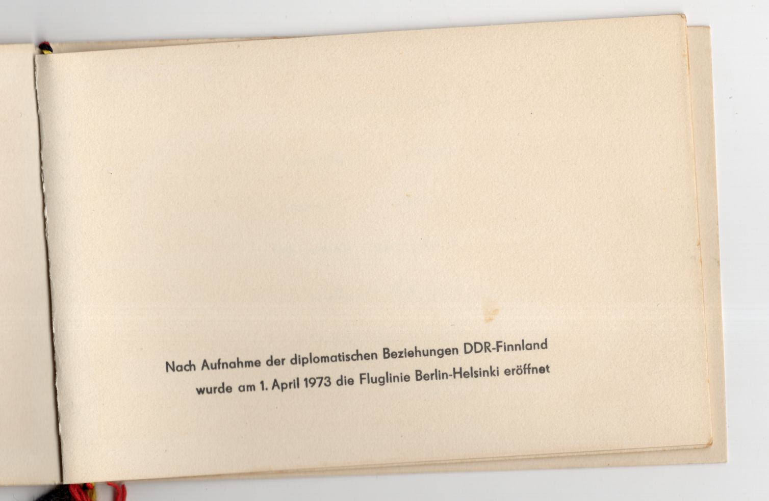 Speisekarte DDR Helsinki Finnland Interflug Erstflug 1973 selten Speisekarte DDR Helsinki Finnland Interflug Erstflug 1973 selten