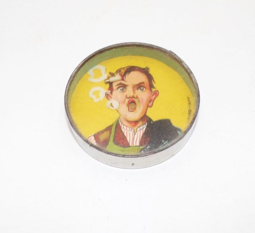 Altes Kugelspiel Raucher Zigarette 1930er Geduldspiel Altes Kugelspiel Raucher Zigarette 1930er Geduldspiel