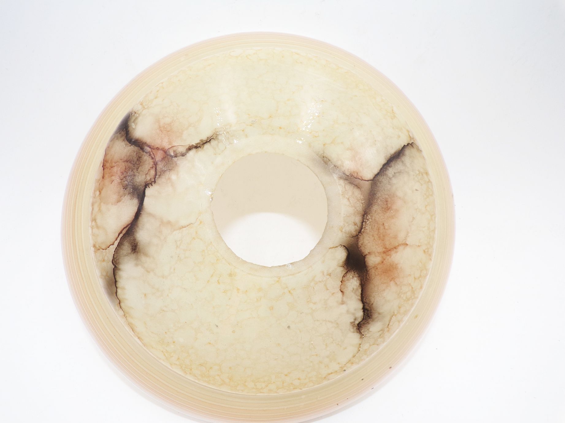 Alter Lampenschirm Schale Ersatzglas für Deckenleuchte Schalenlampe 1940 er