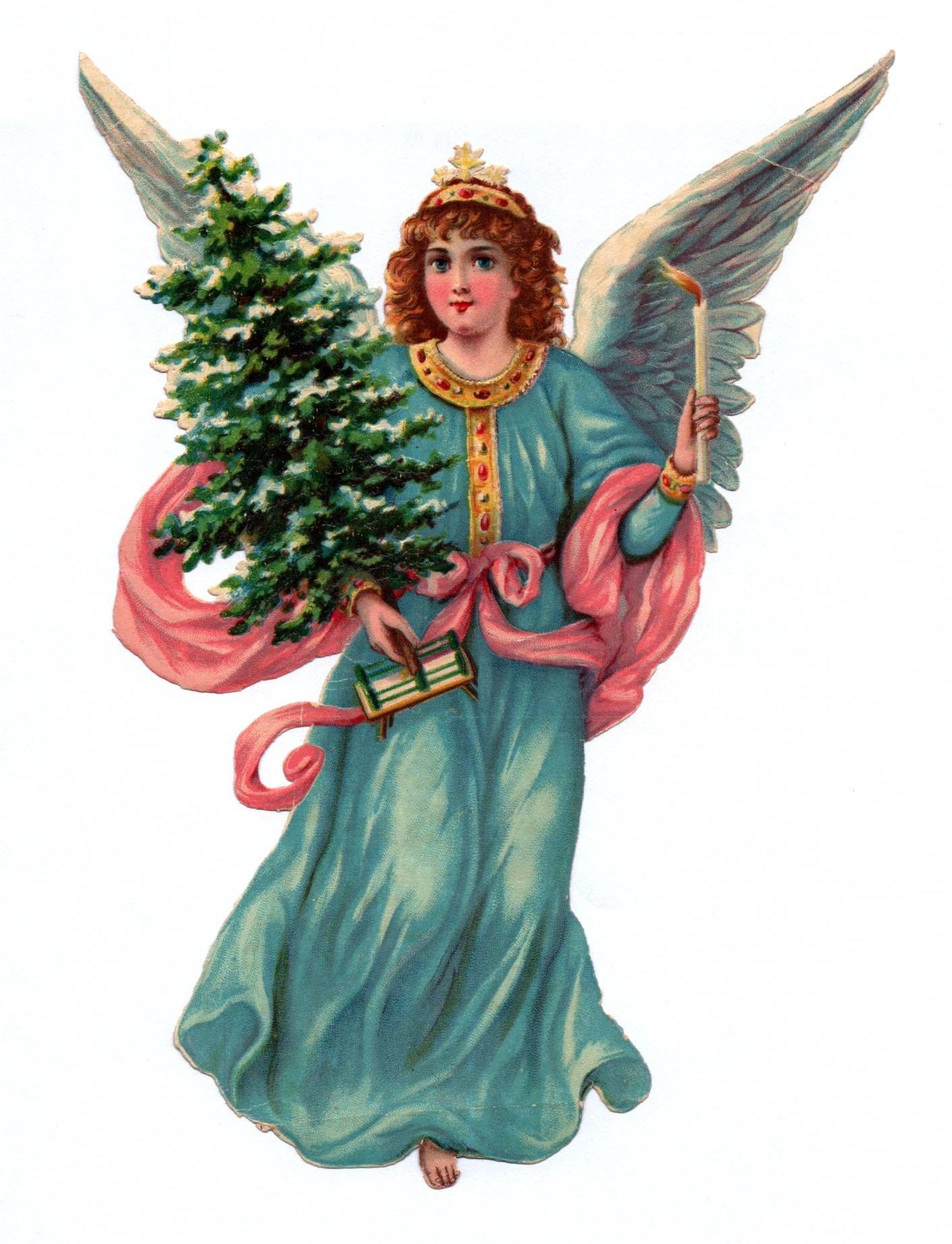 Engel Oblaten 2 Stück Scraps 22 cm Weihnachtsengel Engel Oblaten 2 Stück Scraps 22 cm Weihnachtsengel