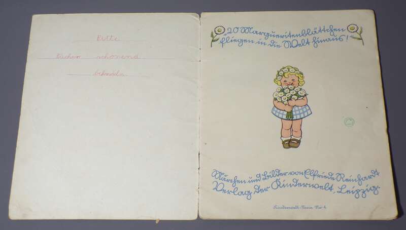  20 Margueritenblättchen fliegen in die Welt hinaus Elfriede Reinhardt 1930er Süttlerin