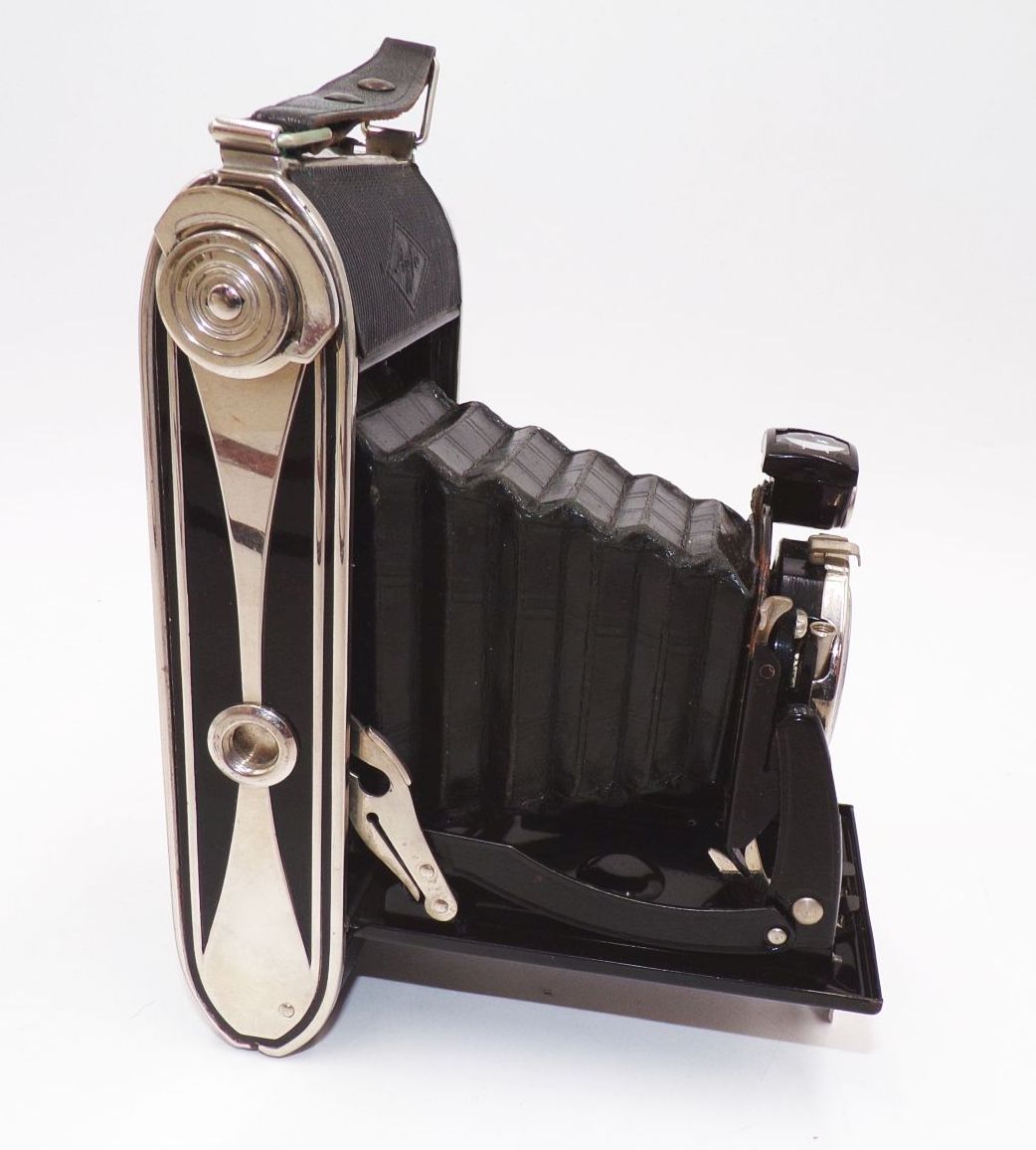 Agfa Billy Record mit Tasche Antik Kamera Klappkamera Requisit Deko