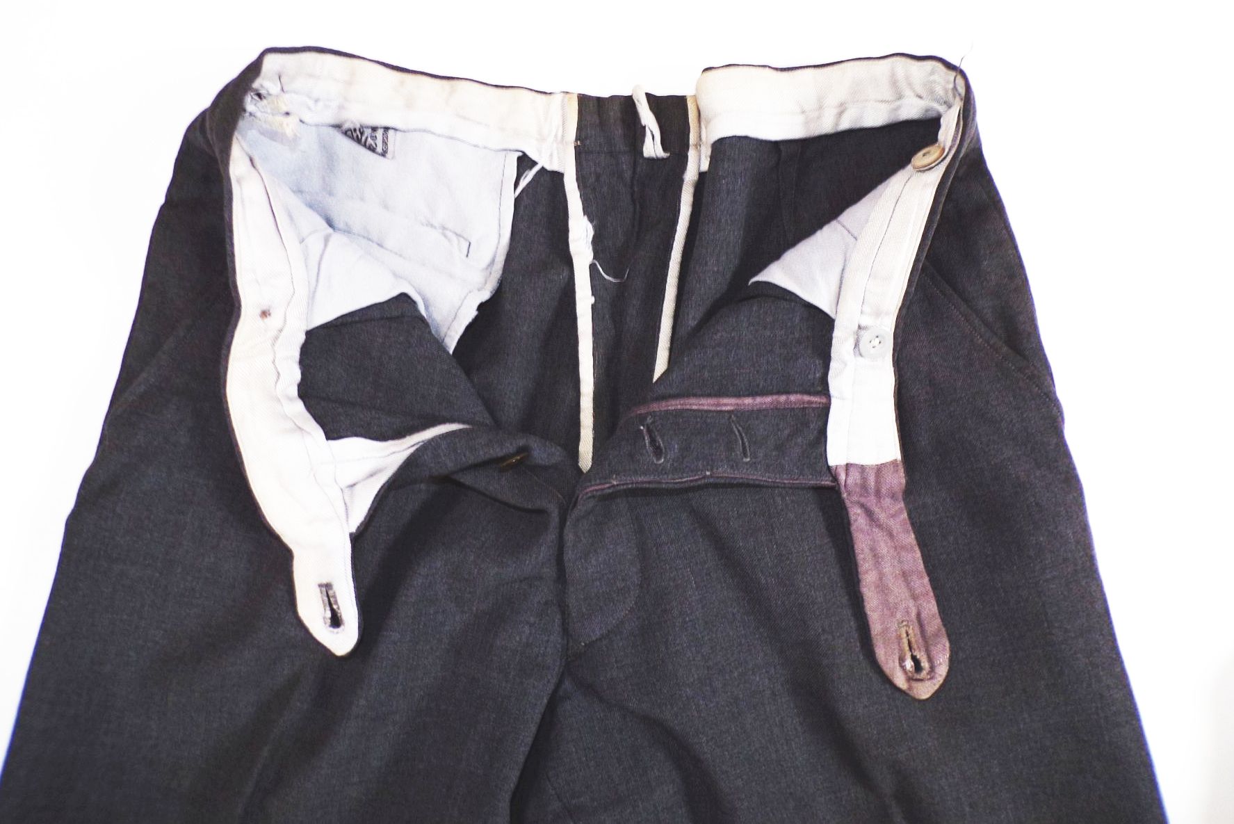 Alte Herrenhose Grau Vintage Mode DDR 50er 60er Jahre Alte Herrenhose Grau Vintage Mode DDR 50er 60er Jahre