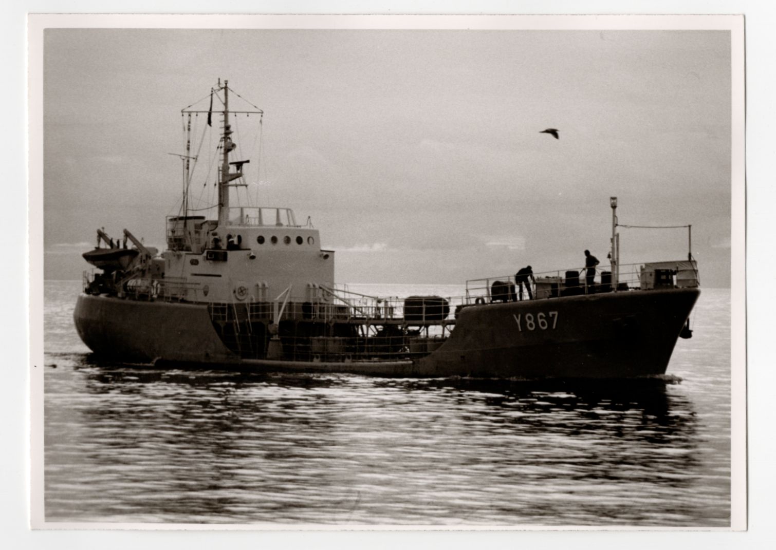 Foto Mehrzweckboot Y867 Bundesmarine Stollergrund Klasse