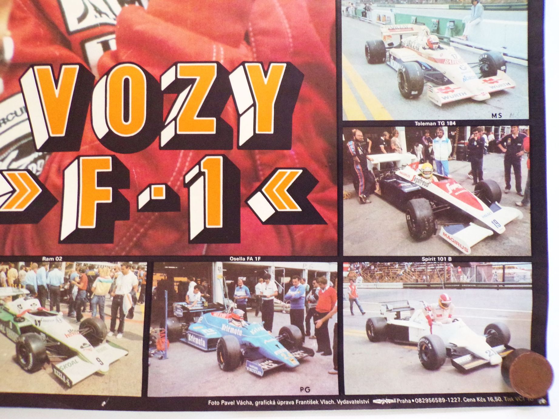 Altes Poster Niki Lauder Formel 1 Vozy F1 CSR Plakat