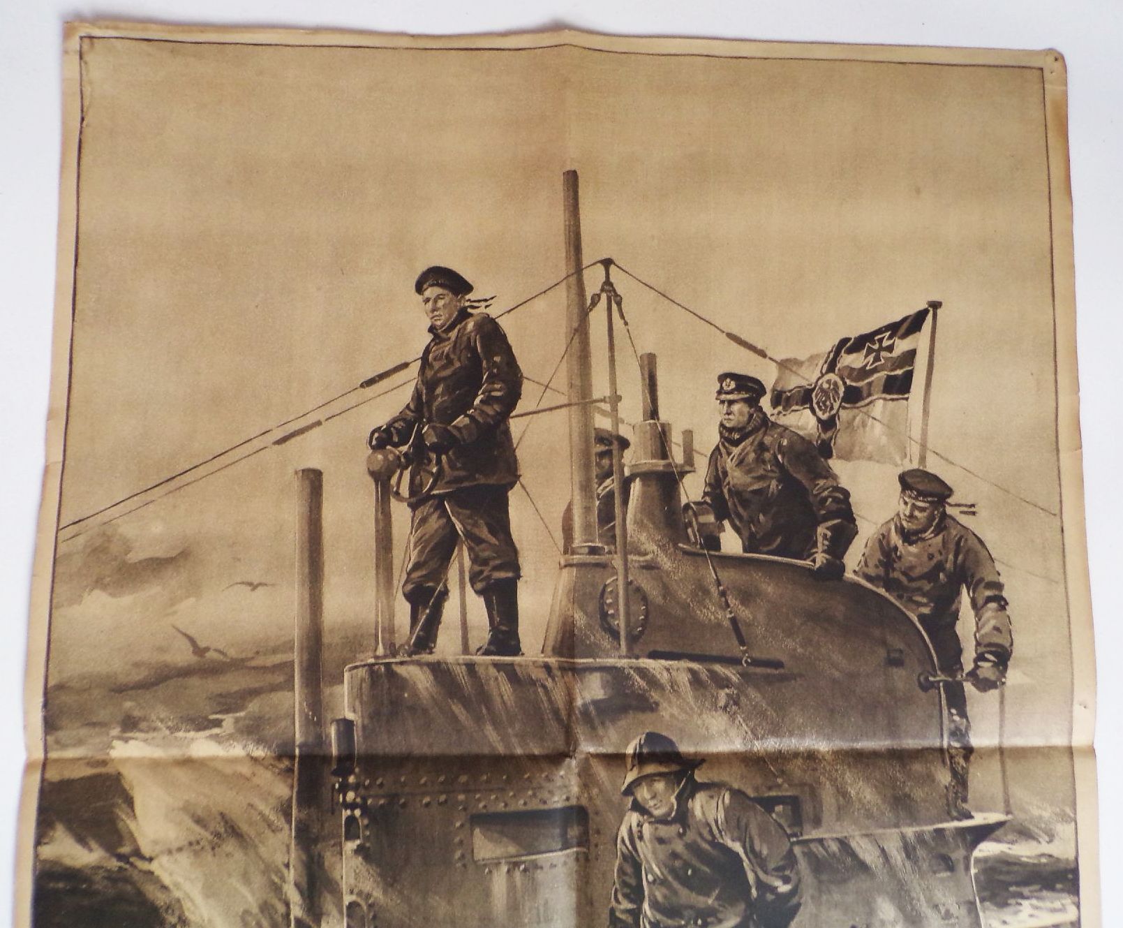 Plakat Willy Stöwer U Boot Spende 1 Wk WW1 Kriegsmarine Plakat Willy Stöwer U Boot Spende 1 Wk WW1 Kriegsmarine