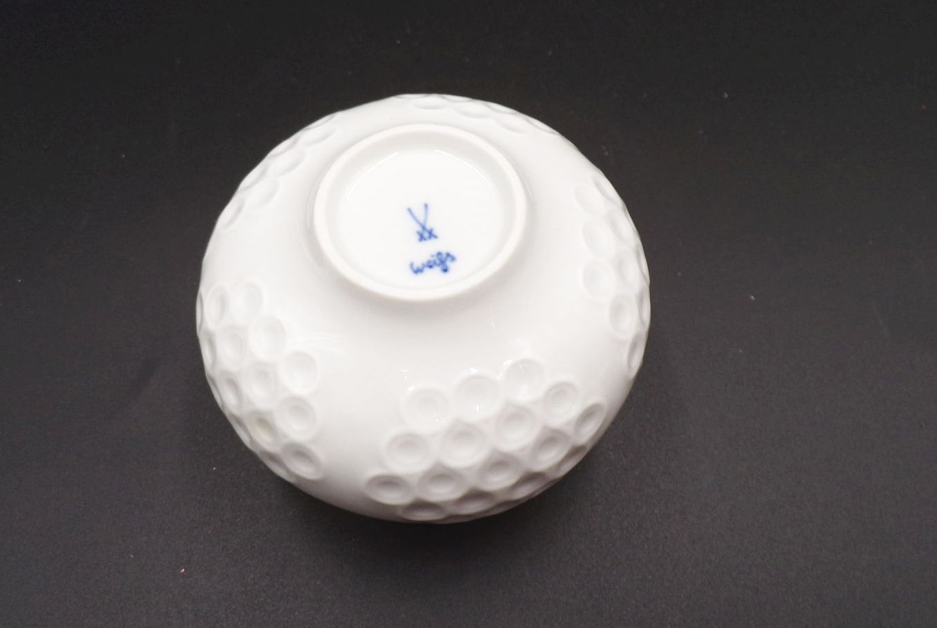 Meissen Schale weiß 7 cm 