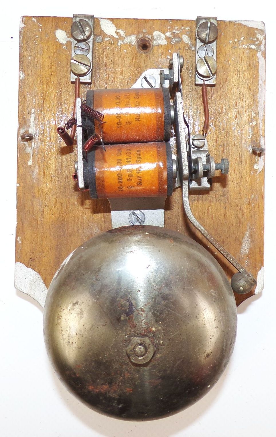 Alte Türklingel Holz Glocke Läute Schelle Vintage