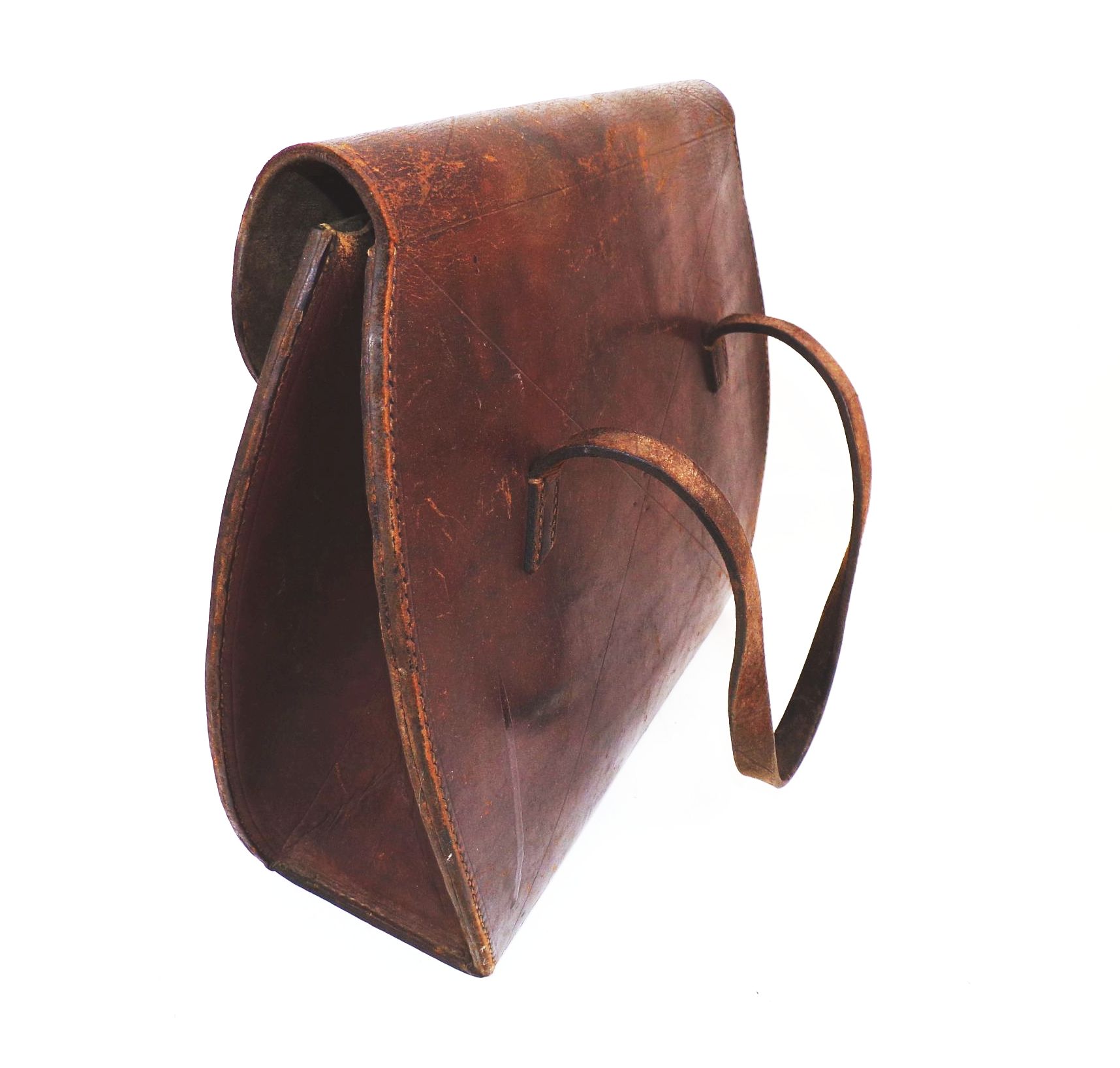 Alte Handtasche Leder Braun IKA Sattler Tragetasche Vintage Alte Handtasche Leder Braun IKA Sattler Tragetasche Vintage