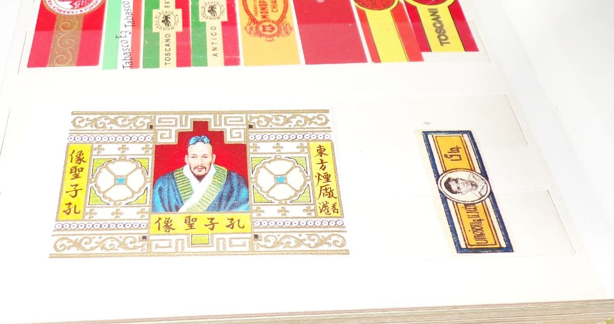 Großes Konvolut Zigarrenbauchbinden Bauchbinden Sammler Nachlass