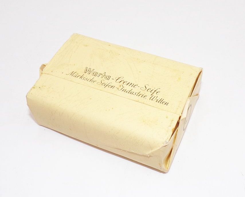 Alte Seife Warta Creme Seife mit Hautnahrung 1930 er Reklame Sammler Alte Seife Warta Creme Seife mit Hautnahrung 1930 er Reklame Sammler
