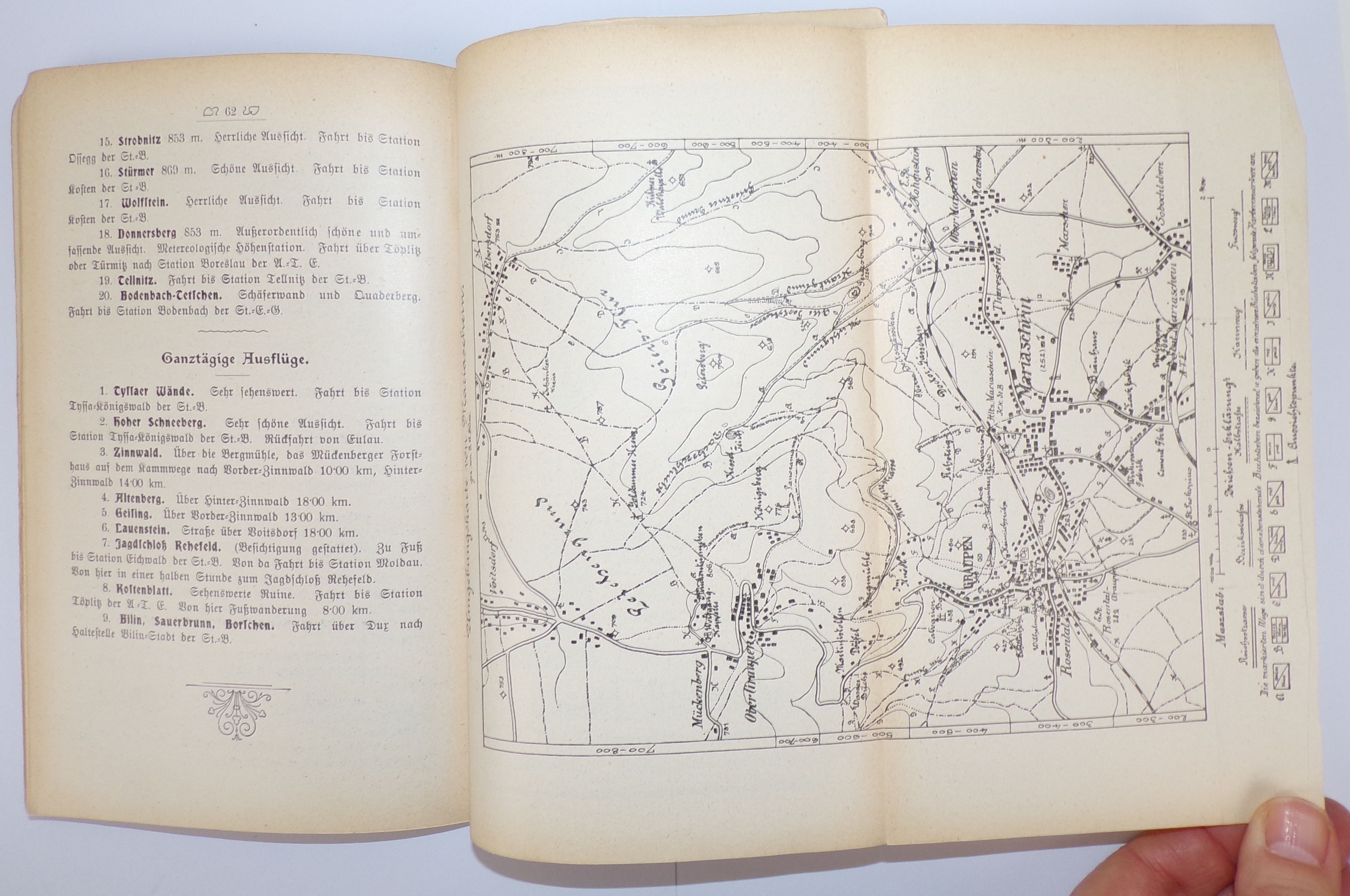Mariaschein und Umgebung 1906 Bohosudov Böhmen Tschechien