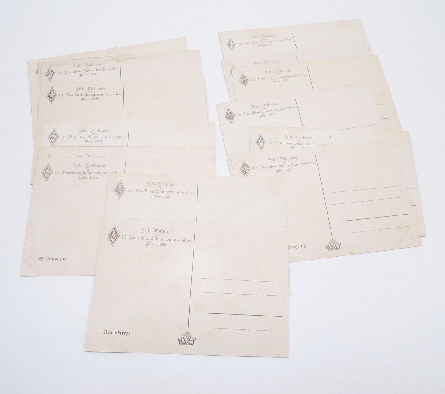 Lot Fest Postkarte 10 Deutsches Sängerbundfest Wien 1928 Künstler Ak Lot Fest Postkarte 10 Deutsches Sängerbundfest Wien 1928 Künstler Ak