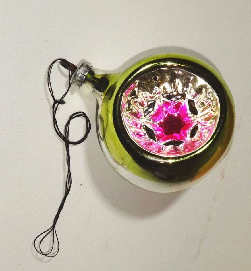 Alter Christbaumschmuck Glocken Halbkugeln Lauscha Glas Vintage