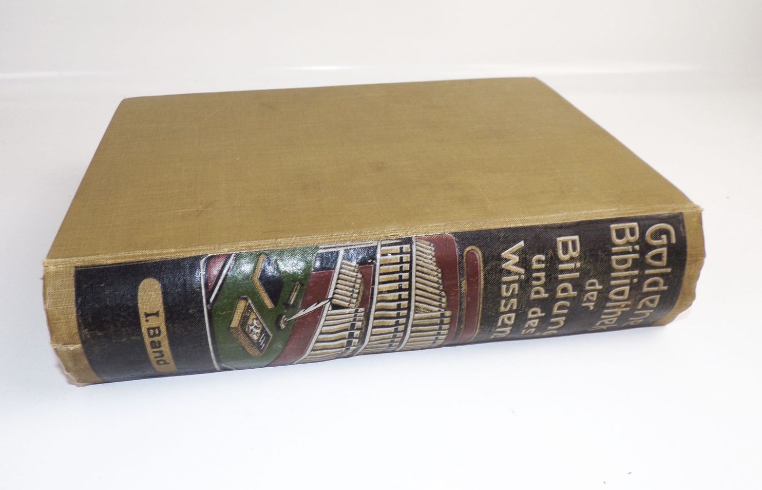 Goldene Bibliothek der Bildung und des Wissens um 1900 Buch Goldene Bibliothek der Bildung und des Wissens um 1900 Buch