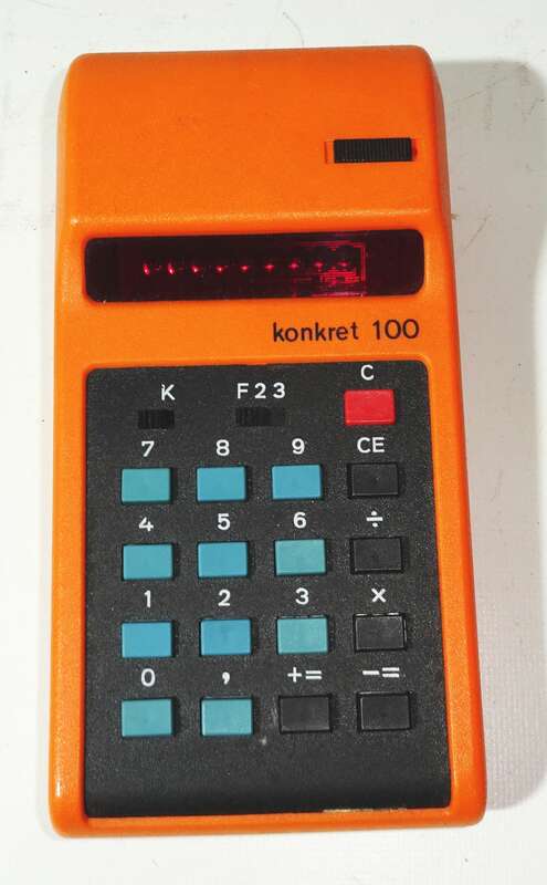 DDR Taschenrechner konkret 100 Zubehör  OVP 