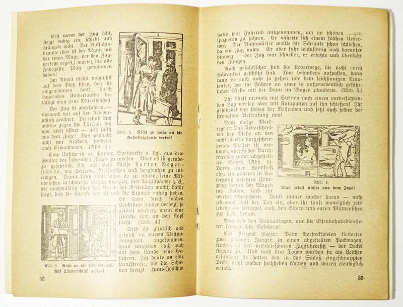Unfallverhütung Kalender 1928 1929 Augen Auf 4 Hefte 