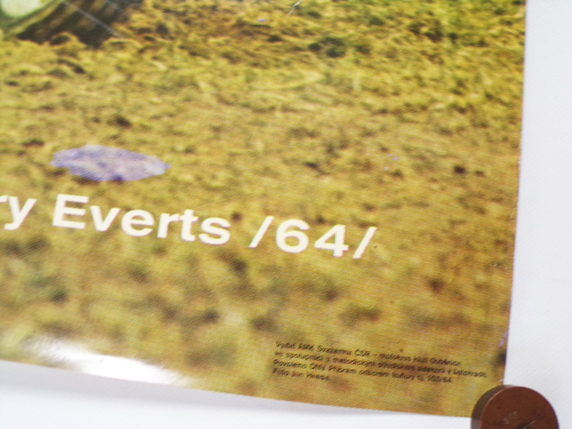 Poster Georges Jobe und Harry Everts Motocross CSR Vintage