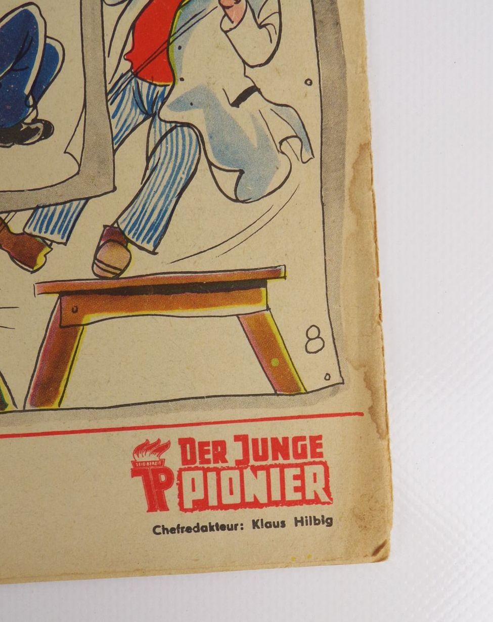 Atze erlebt Indien Atzeline Zeitschrift 15 von 1956 Junge Welt DDR