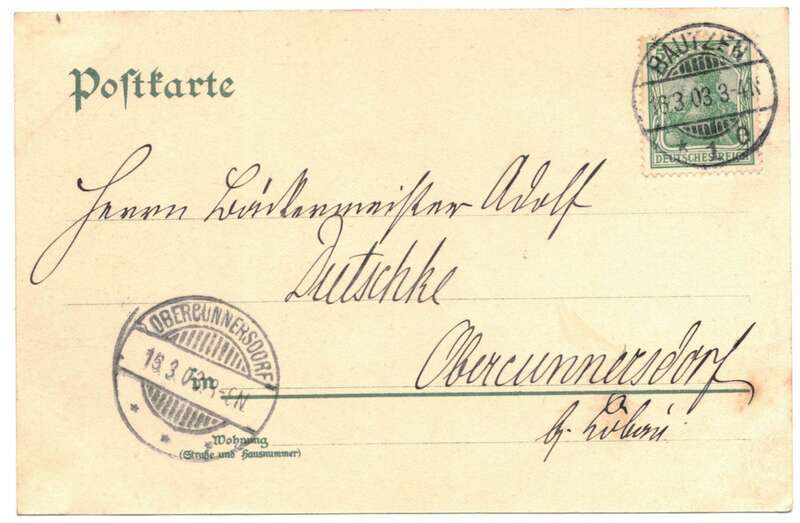 Litho Ak Bautzen in Zukunft 1903 Lauenstrasse 