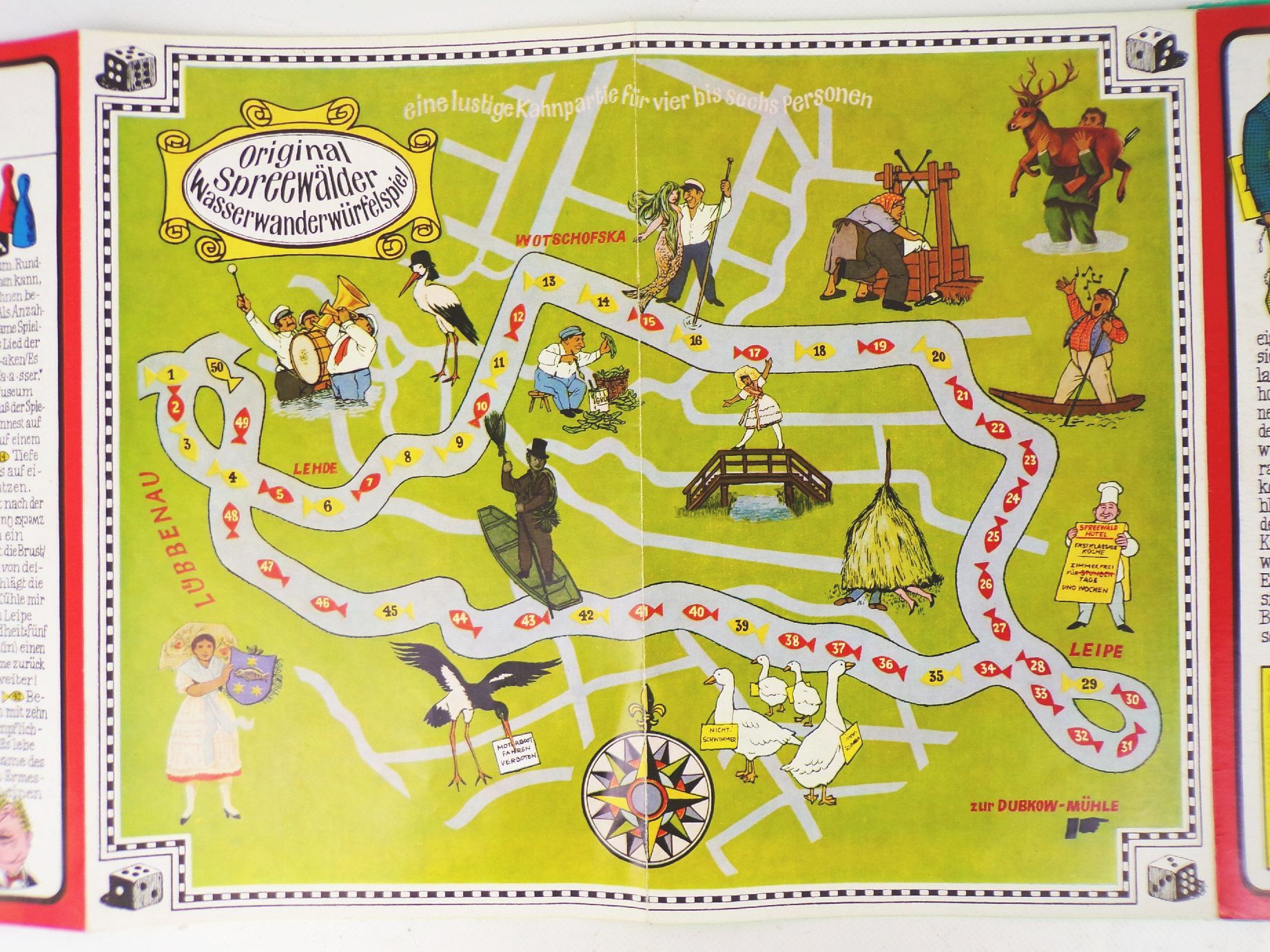 Mein Spreewald Album Brettspiel DDR Schallfolie Lieder Sagen Märchen Humor