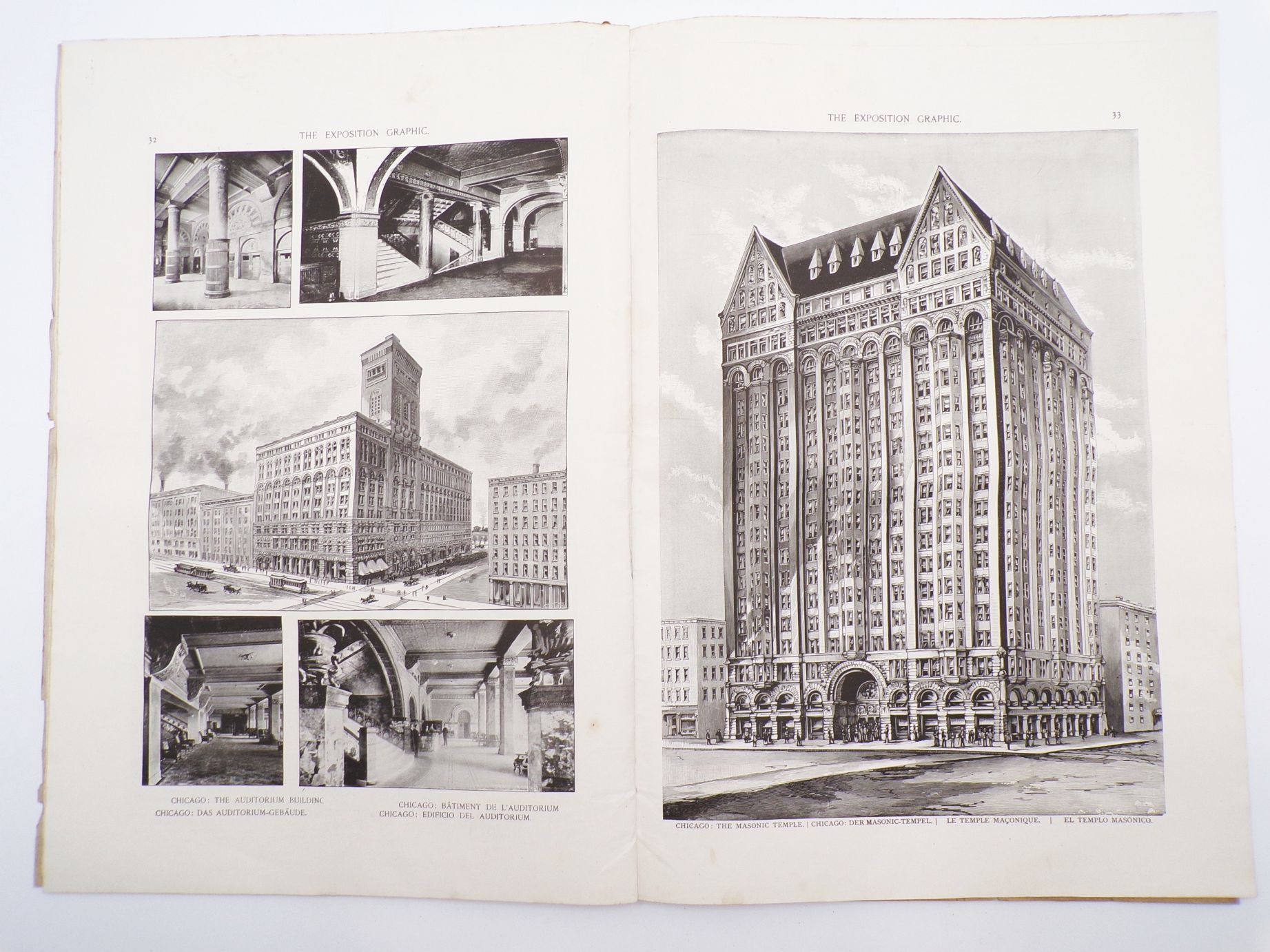 The Exposition Graphic Chicago 1892 Erster Jahrgang Nummer 1 