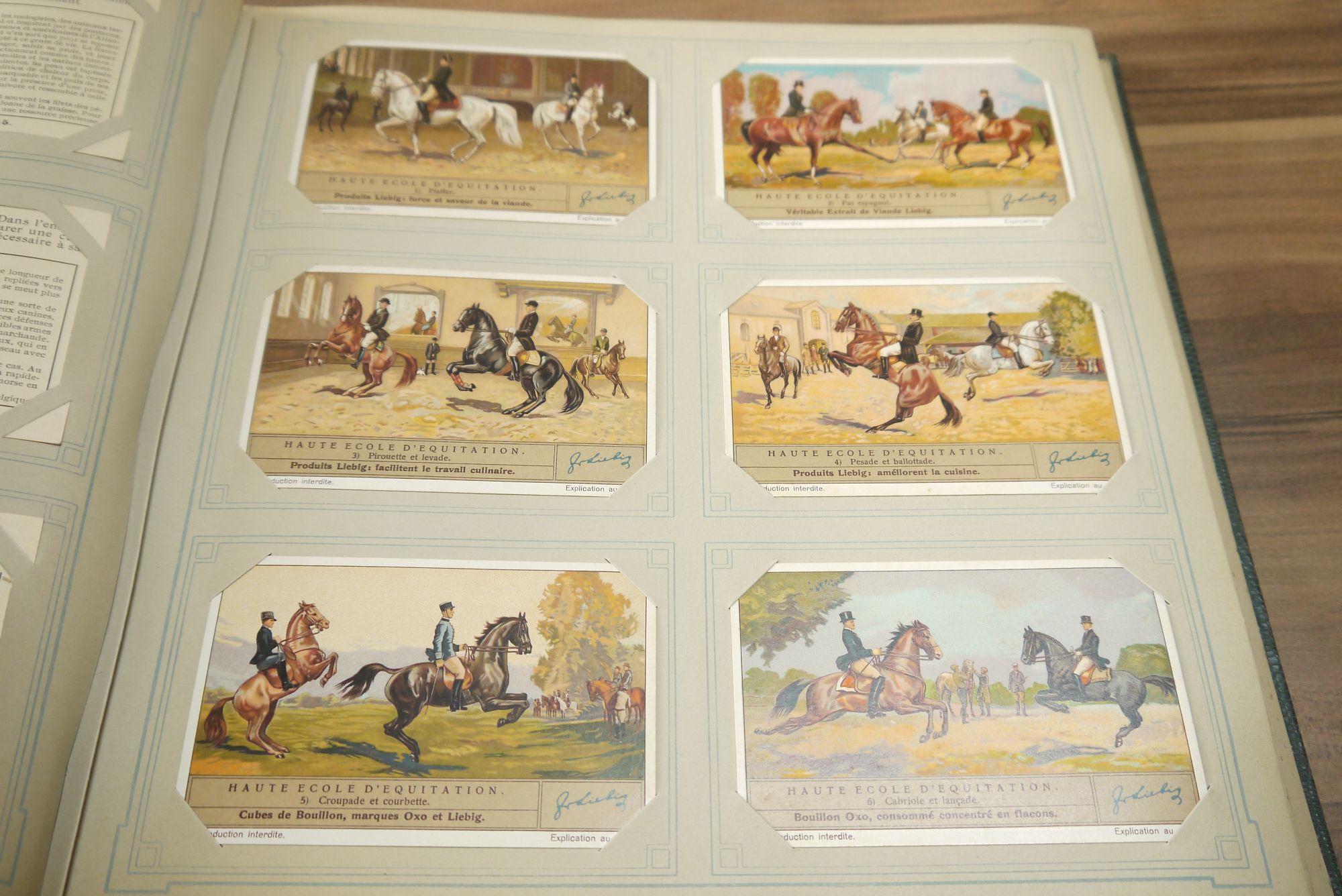 Chromo Album ca 50 Seiten 300 Karten Liebig Sammelbilder