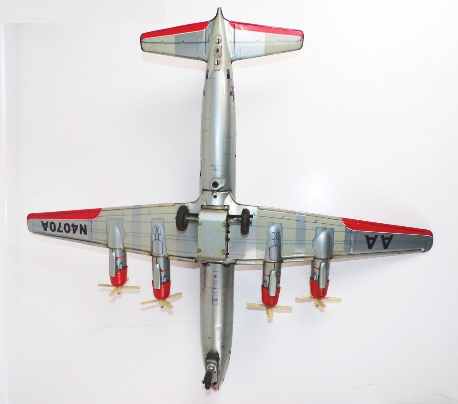 Blechflugzeug American Airlines N4070A Made in Japan 60 cm Spannweite