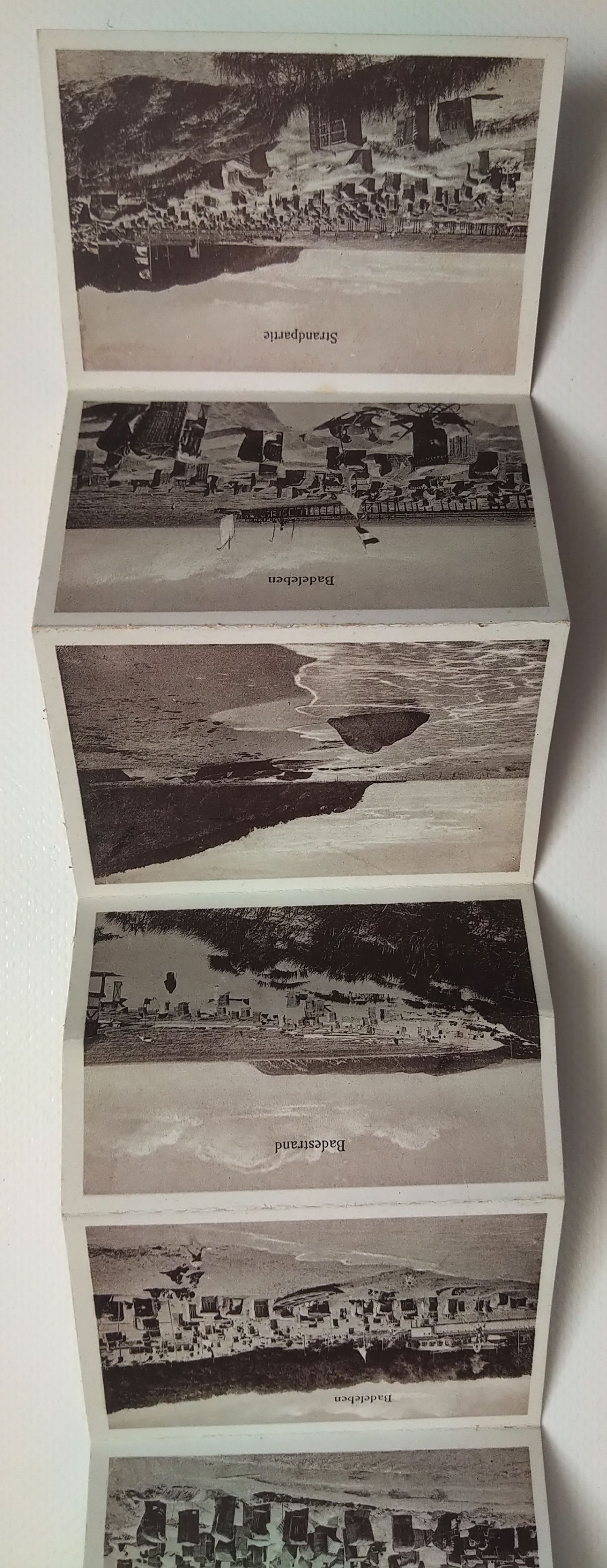 Leporello Ostseebad Göhren auf Rügen Südstrand mit Fischerhütte Leporello Ostseebad Göhren auf Rügen Südstrand mit Fischerhütte
