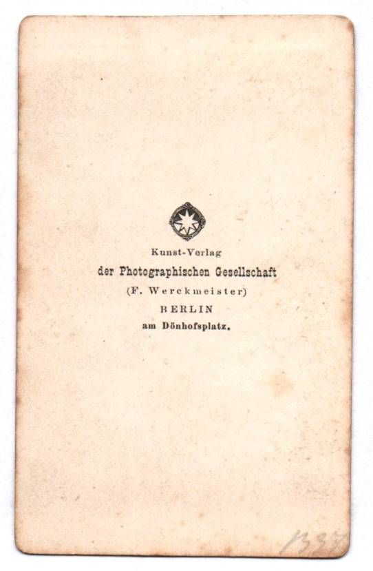 CDV Foto ängstlicher Bube Photographische Gesellschaft Berlin 1880er CDV Foto ängstlicher Bube Photographische Gesellschaft Berlin 1880er