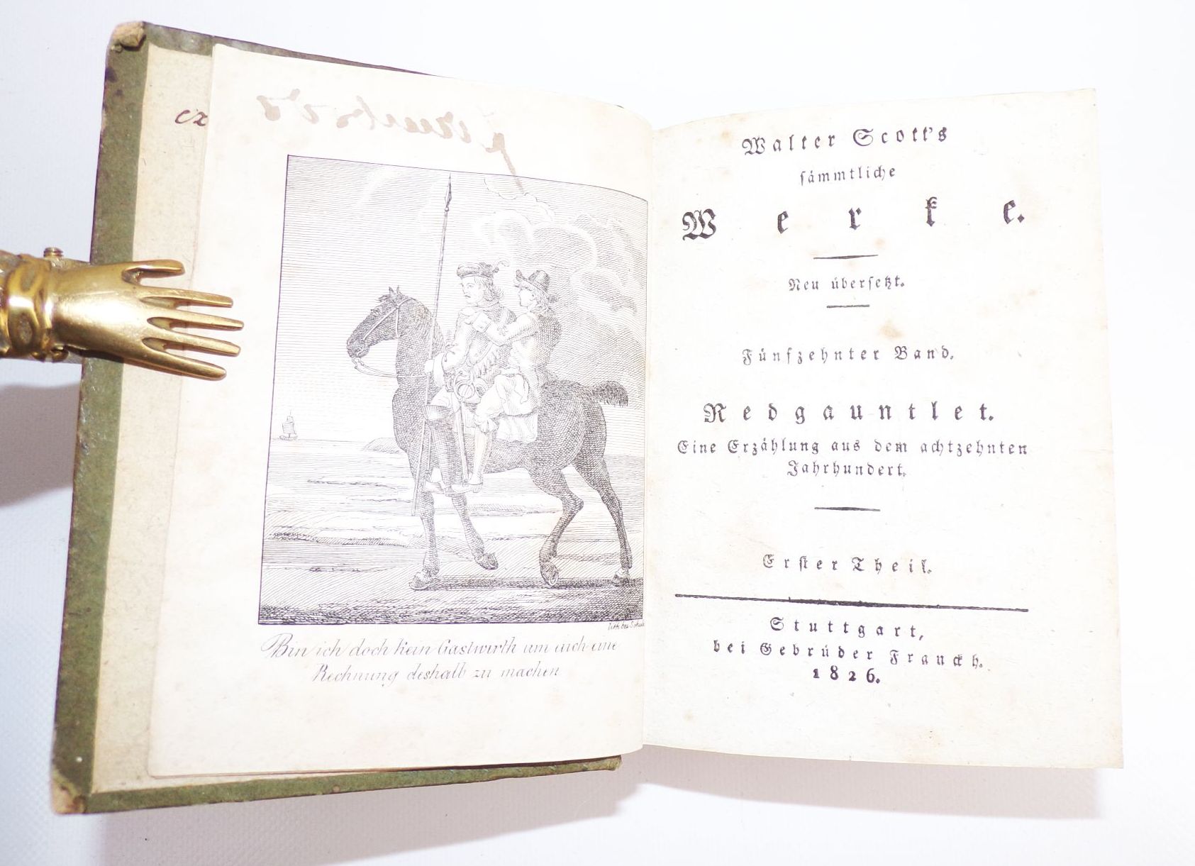 Walter Scott Werke 15 Band Redgauntlet 1826